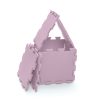 ZOPA 9 db-os Puzzle habszőnyeg, 30x30 cm, sugar pink
