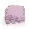ZOPA 9 db-os Puzzle habszőnyeg, 30x30 cm, sugar pink
