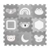 ZOPA 9 db-os Puzzle habszőnyeg, 30x30 cm, vadvilág