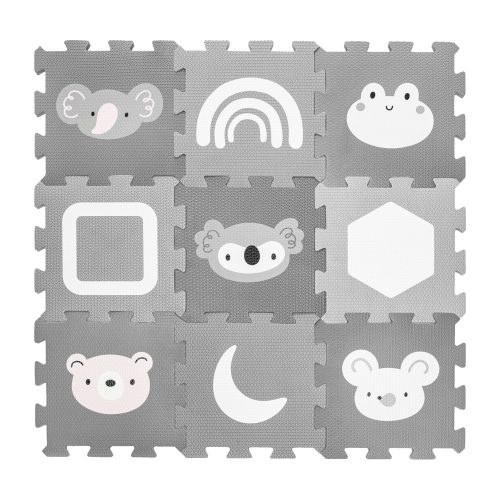 ZOPA 9 db-os Puzzle habszőnyeg, 30x30 cm, vadvilág