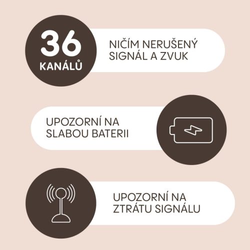 ZOPA Watcher digitális bébiőr, szürke
