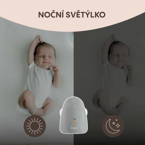 ZOPA Watcher digitális bébiőr, szürke