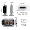 ZOPA Static digitális videós bébiőr, szürke