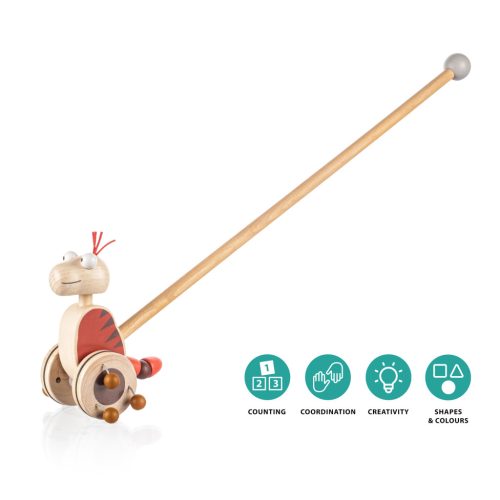 ZOPA Fa tolható dinoszaurusz - piros