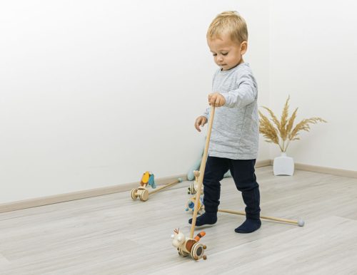 ZOPA Fa tolható dinoszaurusz - piros