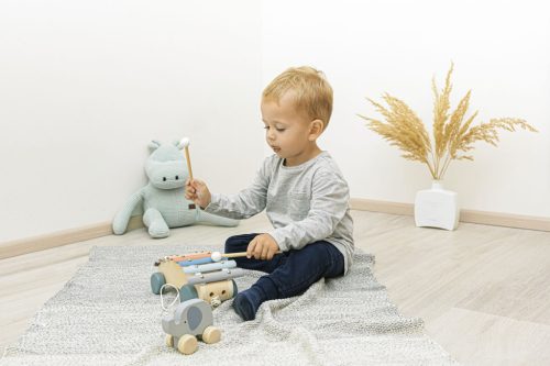 ZOPA Fa gurulós állatka, nyuszi