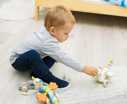 ZOPA Fa húzható játék - unikornis