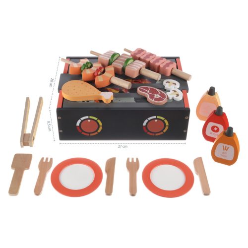 ZOPA Fa BBQ grill készlet