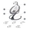 ZOPA Lullaby pihenőszék, Gray stars/Grey