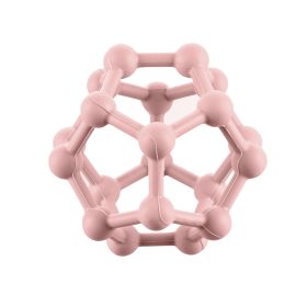 ZOPA Szilikon rágóka Atom - rózsaszín