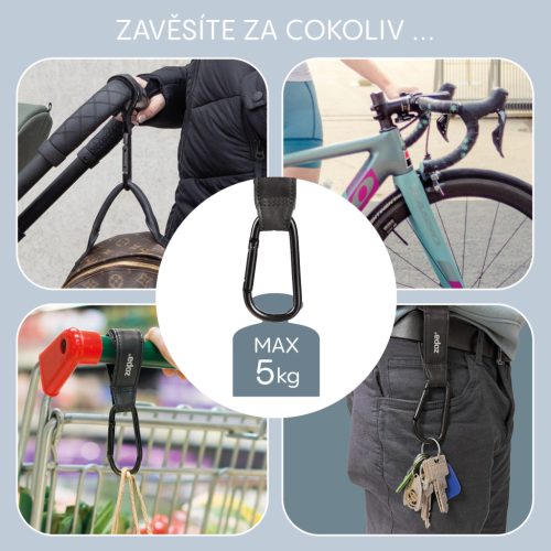ZOPA Multifunkcionális szíj klipsz DELUXE 2 db