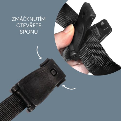ZOPA Deluxe biztonsági öv rögzítő csipesz autósüléshez