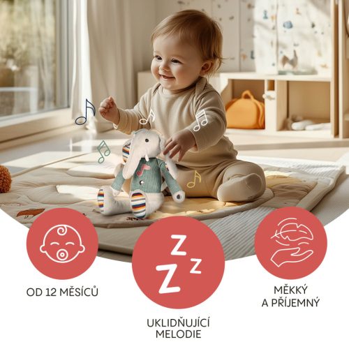 ZOPA Plüss interaktív társ, elefánt
