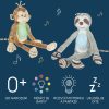 ZOPA Plüss alvójáték égbolt projektorral és dallamokkal, mosómedve