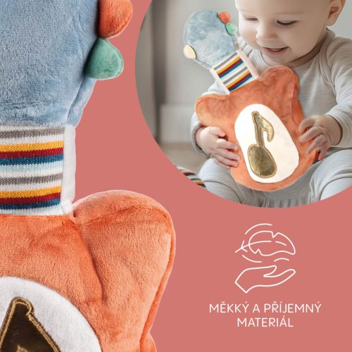 ZOPA Plüss zenélő játék 3in1, első dobom