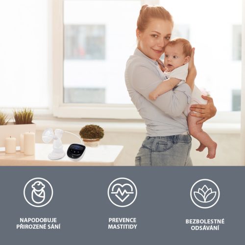 ZOPA ComfyPro elektromos mellszívó, black